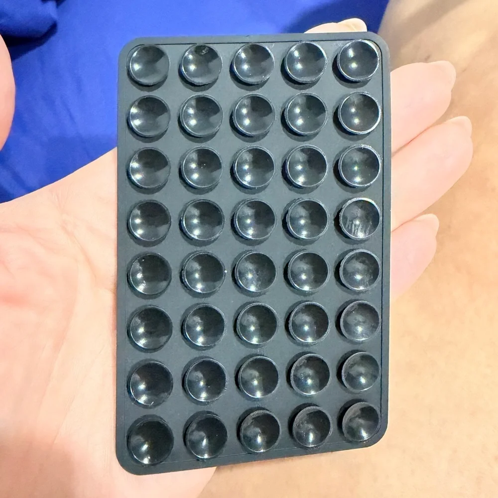 New Black Suction Phone Pad